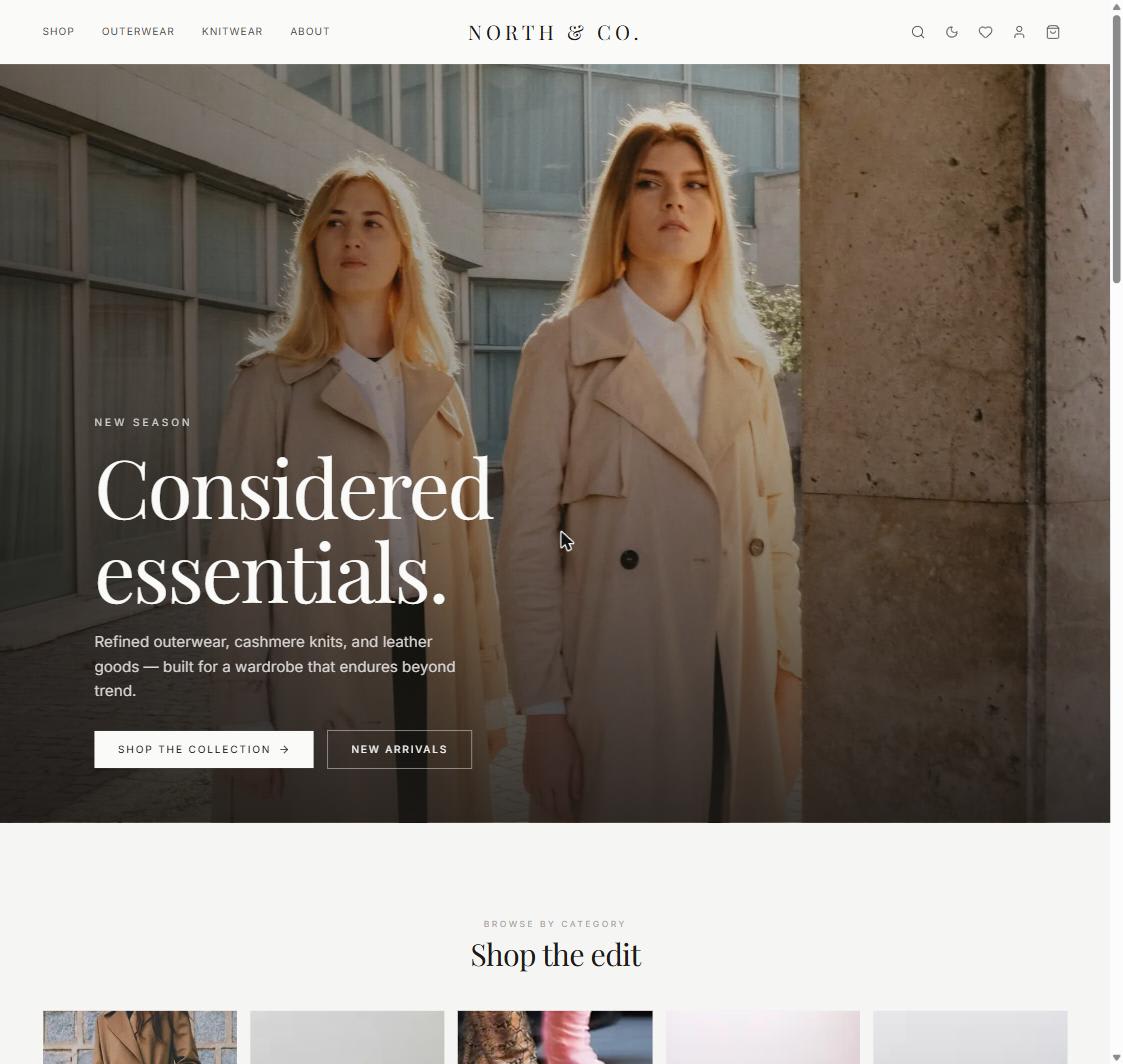 NORTH & CO. - Considered Essentials